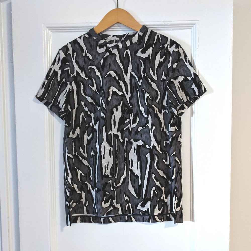 Proenza Schouler Animal Print Velvet Tee - 4
